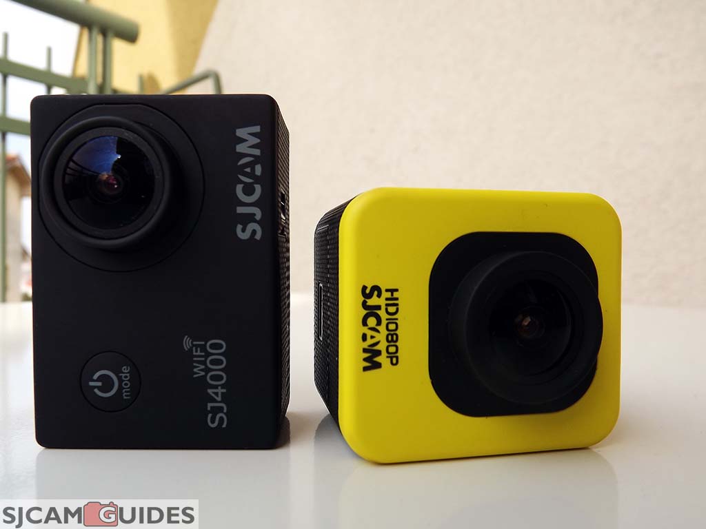 SJ4000 WiFi vs M10 Cube Action Camera difference height