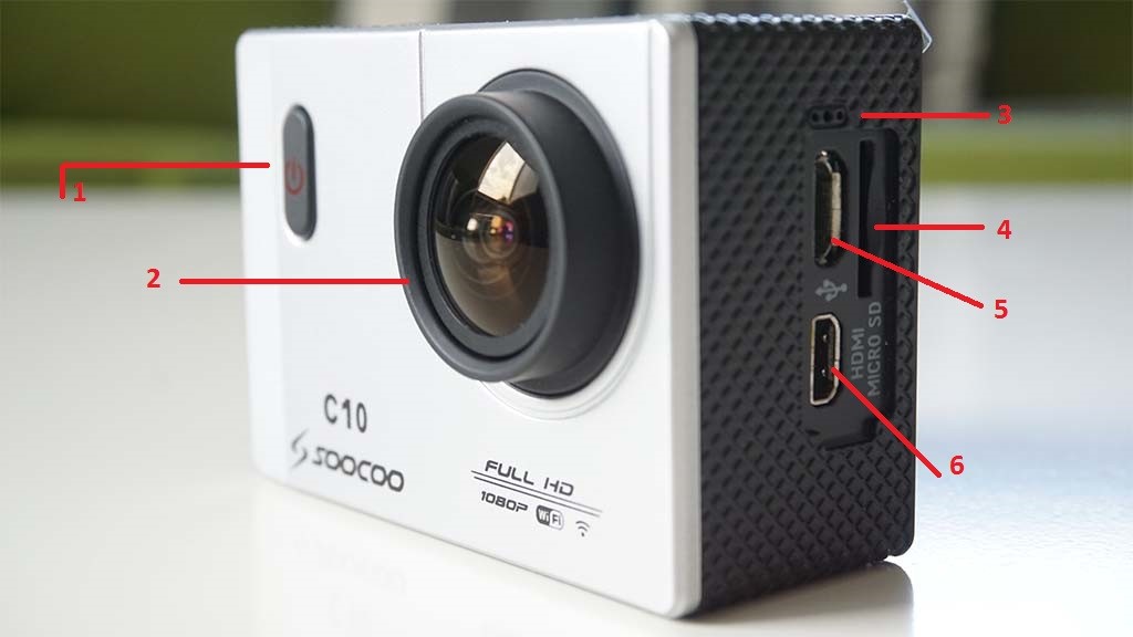 Front of SooCoo C10 camera