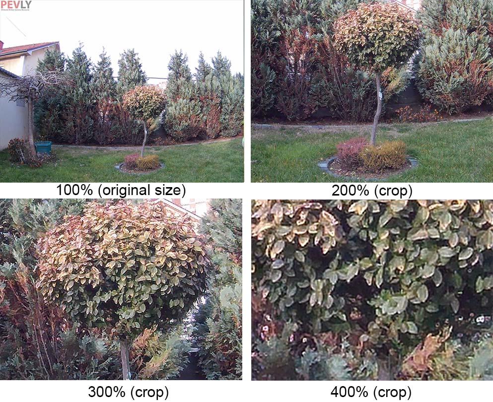 SJCAM M10+ Photo crop test (100-400% crop (1-4x zoom)