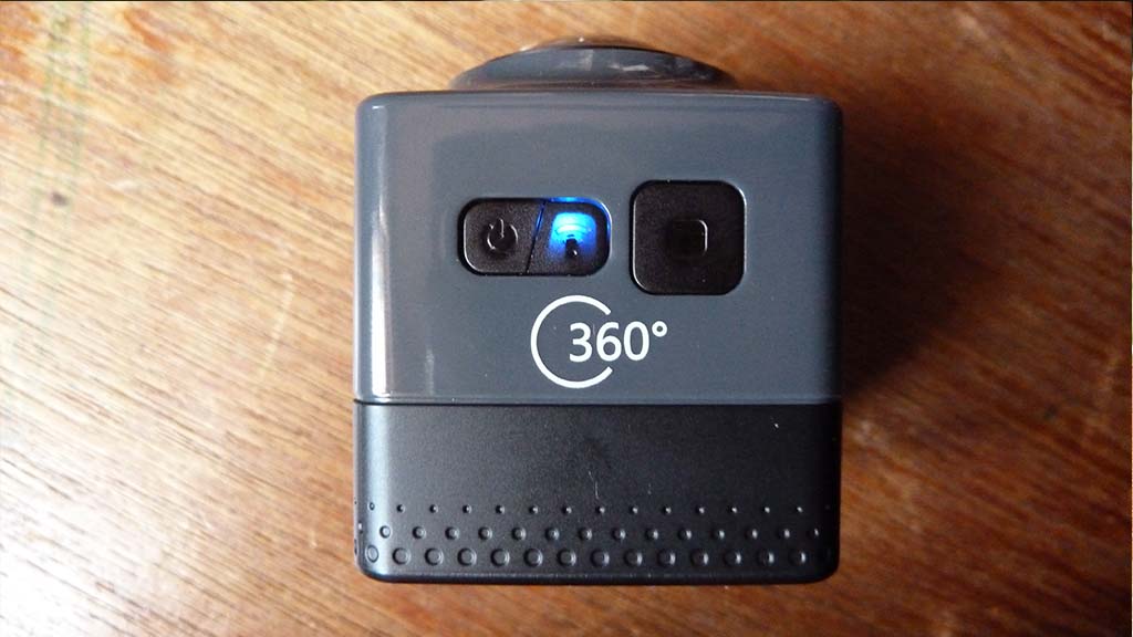 Cube 360 WiFi 360 Degree Wide Angle Action Camera buttons 3