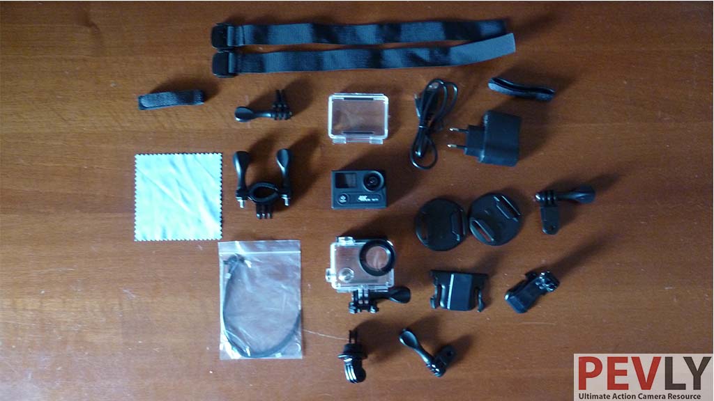 Eken H8R Action Camera accessories