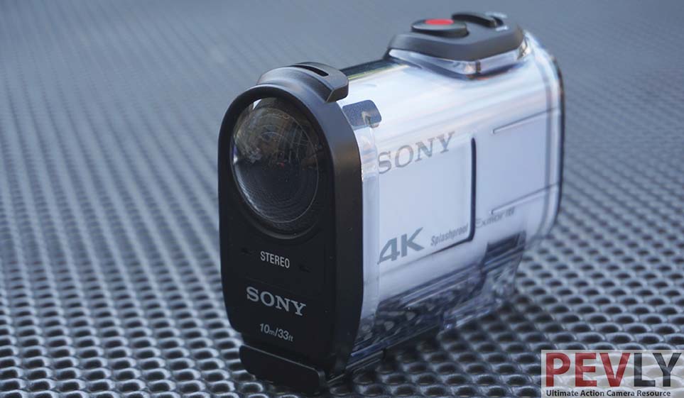 Sony 4K FDR-X1000V Action Camera in waterproof housing 2