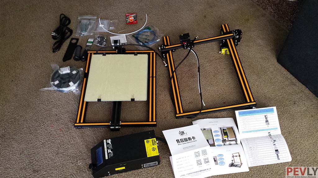 3D printer parts and manuals