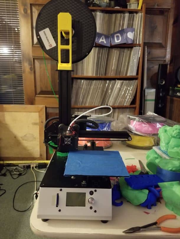 Photo: Tevo Michelangelo printer on desk.