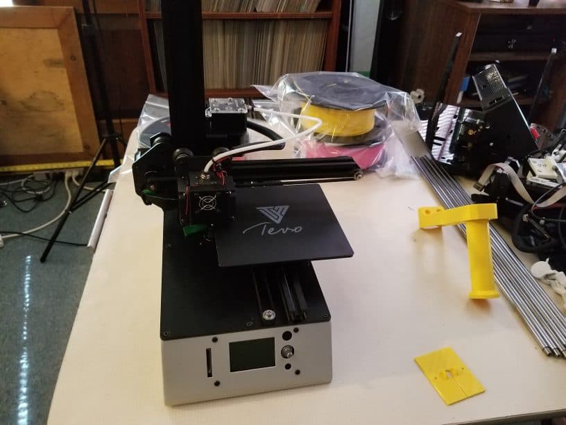 Tevo Michelangelo printer unpacked and ready to go.