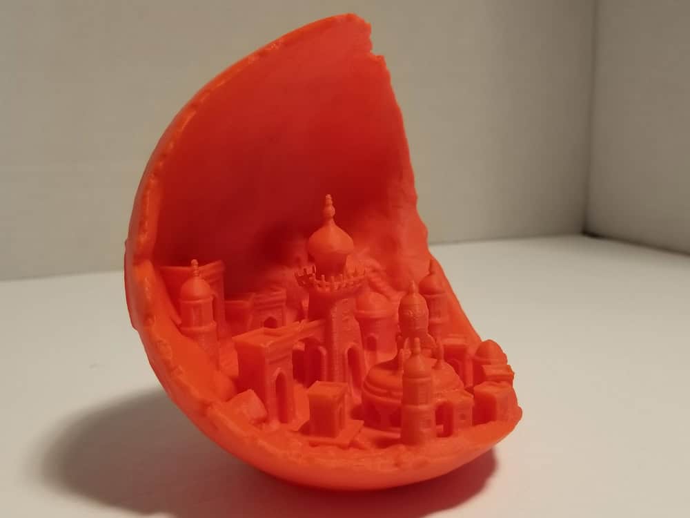 Photo of Moon City at a different angle.
