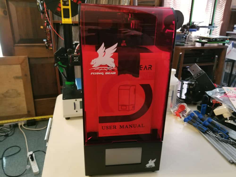 The Photo of the Flying Bear DLP 3D Printer - front view.