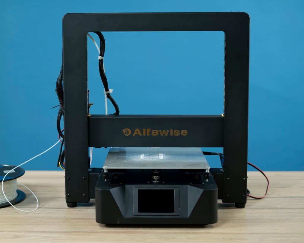 Front view of 3D printer
