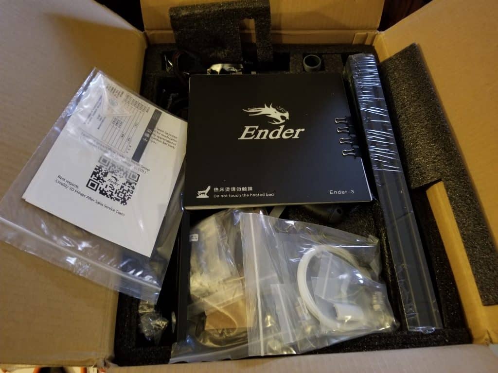 unboxing 3d printer